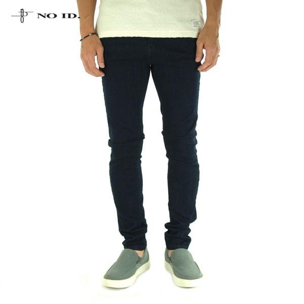 NO ID.（ノーアイディー） コットンストレッチスキニーパンツ INDIGO