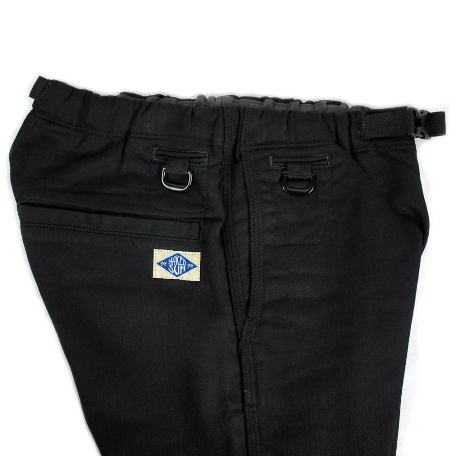 NAKED SUN　ネイキッドサン　スウェットライク フレキシブルパンツ flexible pants 016007012-BLACK｜masphalto｜04