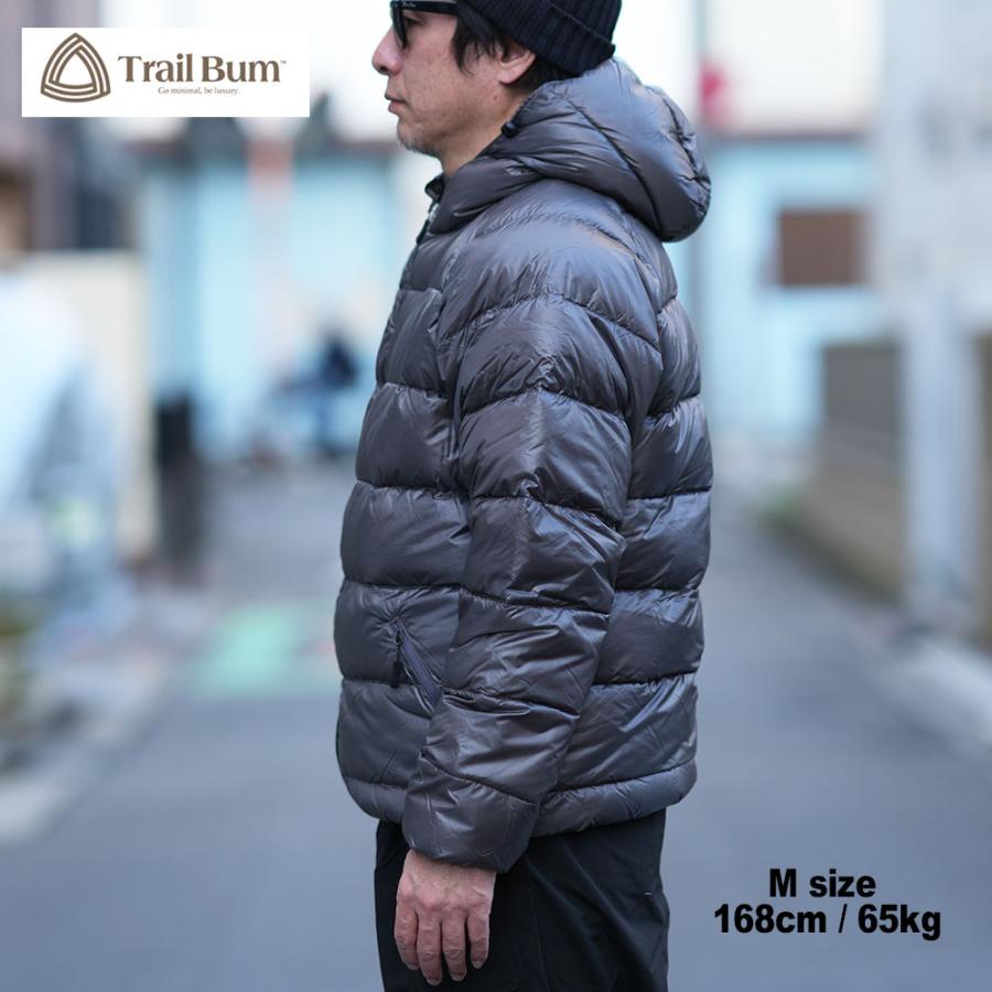 NOT BAD DOWN HOODY / GRANITE GRAY TRAIL BUM トレイルバム NANGA 