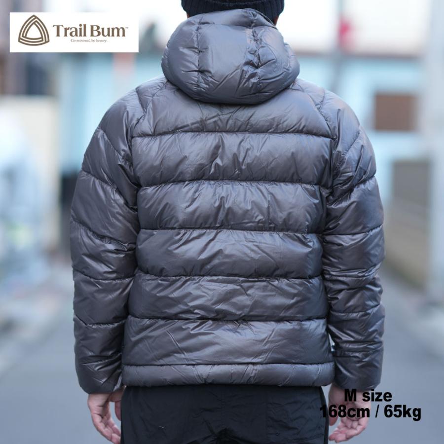 NOT BAD DOWN HOODY / GRANITE GRAY TRAIL BUM トレイルバム NANGA 