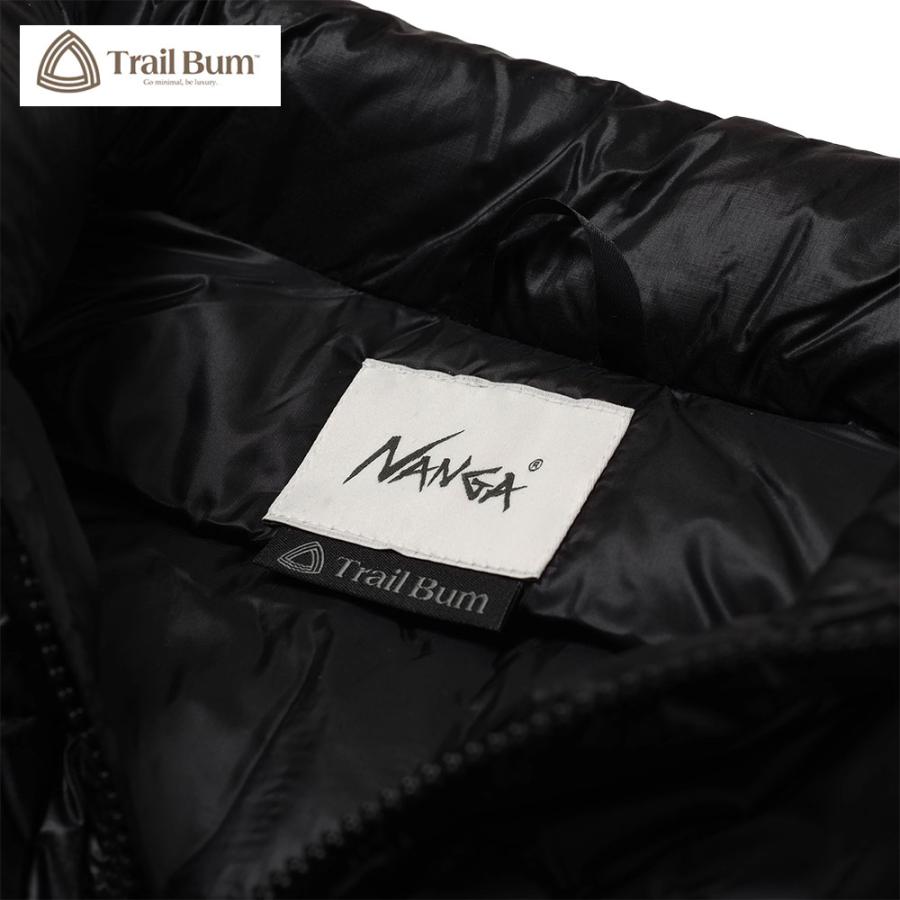 TOASTY DOWN VEST  / BLACK / TRAIL BUM トレイルバム NANGA ナンガの画像