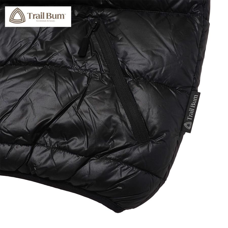 TOASTY DOWN VEST  / BLACK / TRAIL BUM トレイルバム NANGA ナンガの画像