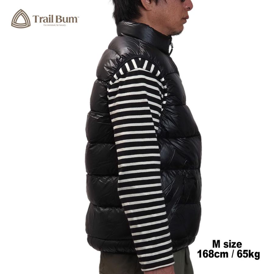 TOASTY DOWN VEST  / BLACK / TRAIL BUM トレイルバム NANGA ナンガの画像
