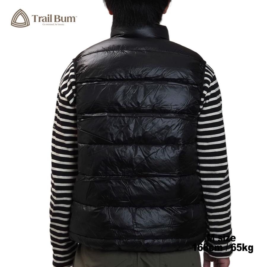 TOASTY DOWN VEST  / BLACK / TRAIL BUM トレイルバム NANGA ナンガの画像