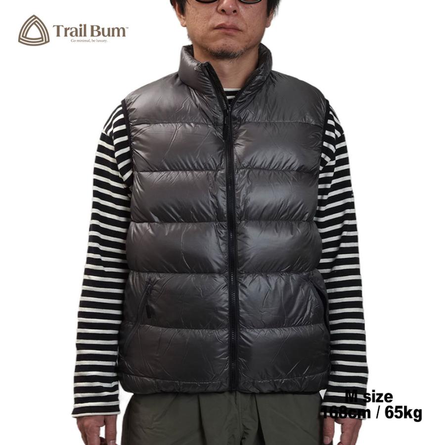 TOASTY DOWN VEST  / GRANITE GRAY / TRAIL BUM トレイルバム NANGA ナンガの画像