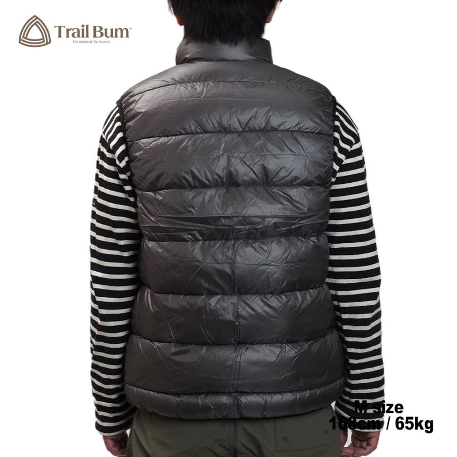 TOASTY DOWN VEST  / GRANITE GRAY / TRAIL BUM トレイルバム NANGA ナンガの画像