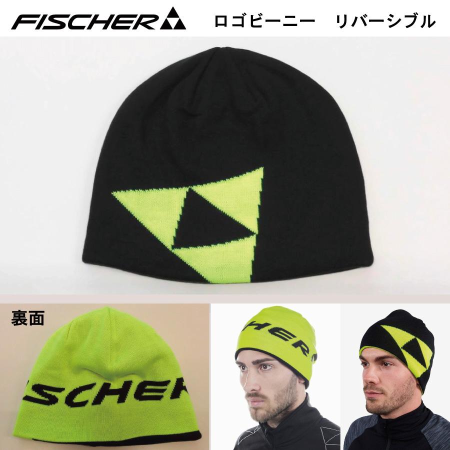 FISCHER（フィッシャー）ロゴビーニー リバーシブル / クロス