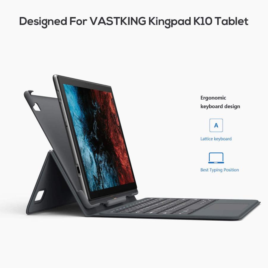 Custodia Tablet HUAYIJIE Per Vastking Kingpad K10 PRO - Con Supporto, Pelle Sintetica