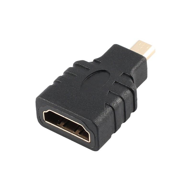 micro HDMI (メス) to HDMI (メス) 変換アダプタ 標準 コネクタ フルHD 1080P | ブランド登録なし