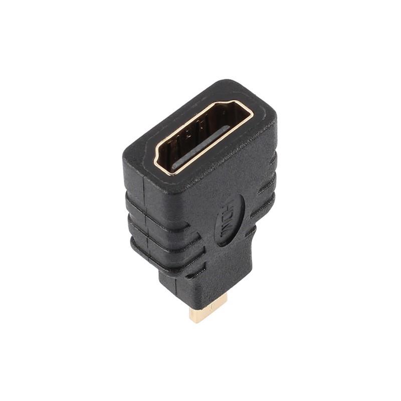 micro HDMI (メス) to HDMI (メス) 変換アダプタ 標準 コネクタ フルHD 1080P | ブランド登録なし | 04