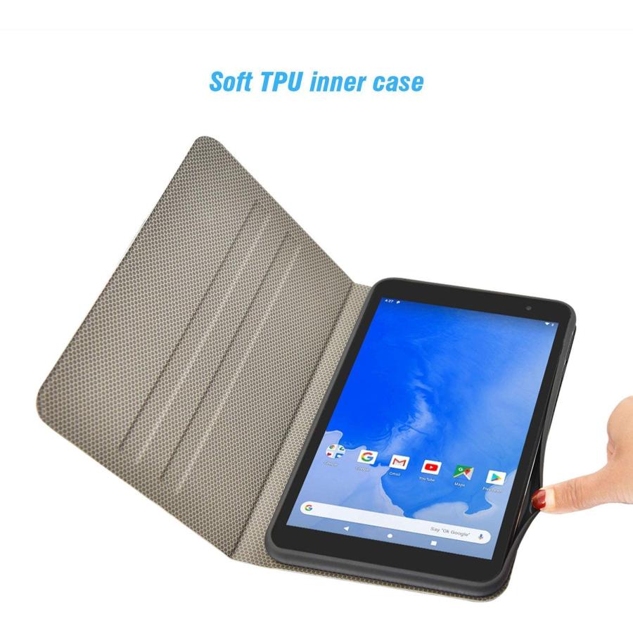 【対応モデル確認】Winnovo Vucatimes Haoqin 8インチタブレット 専用ケース 保護カバー スタンド機能付 PUレザー メーカー純正 | アンドロイド | 03