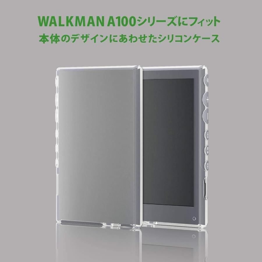 エレコム SONY ウォークマン A100 ケース シリコンケース クリア AVS-A19SCCR｜massanmassan｜02