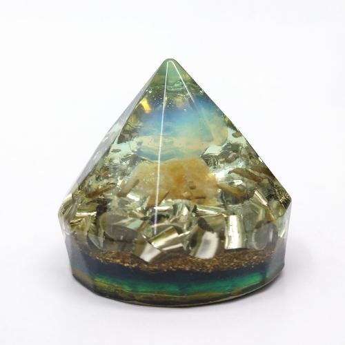 ダイヤ型　オルゴナイト ダイヤモンド型オルゴナイト 目覚めの月光 パワーストーン ボヘミアン