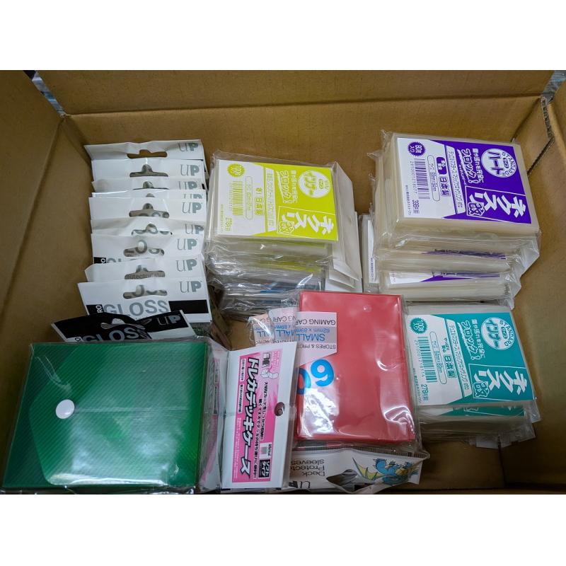 未開封スリーブ大量   業者様必見！ 各種カードスリーブまとめ売りB 在庫処分品 超特価 未開封未使用