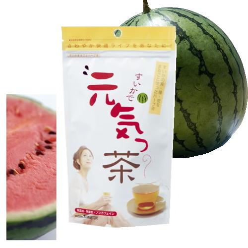 健康茶 ほんものや すいかで元気っ茶 12包入  無添加 無着色 ノンカフェイン シトルリン お茶 ハーブ茶 日本製 | 
