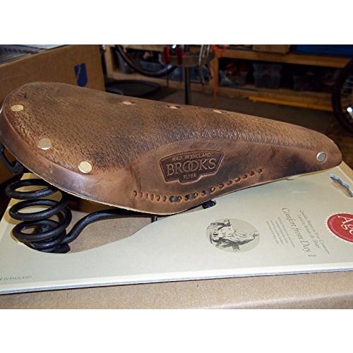 BROOKS 伝統のレザーサドルB17のスプリングつきエイジド加工モデル Amazon | BROOKS(ブルックス) 伝統のレザーサドルB17の