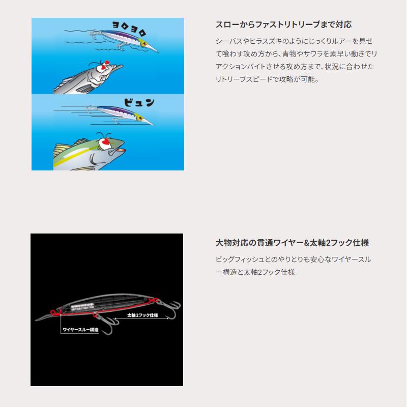DUEL（デュエル） ルアー ハードコア バレットファスト(S) 100mm 1