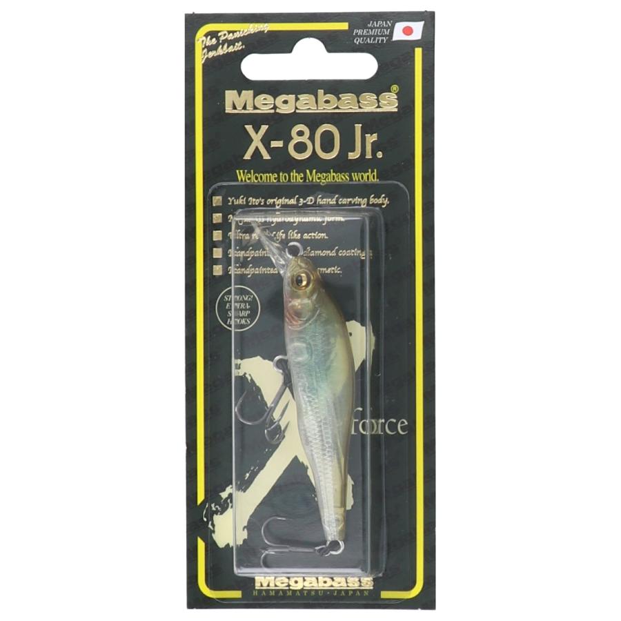 Megabass（メガバス） ルアー X-80Jr. GP インビジブルワカサギ【ゆう