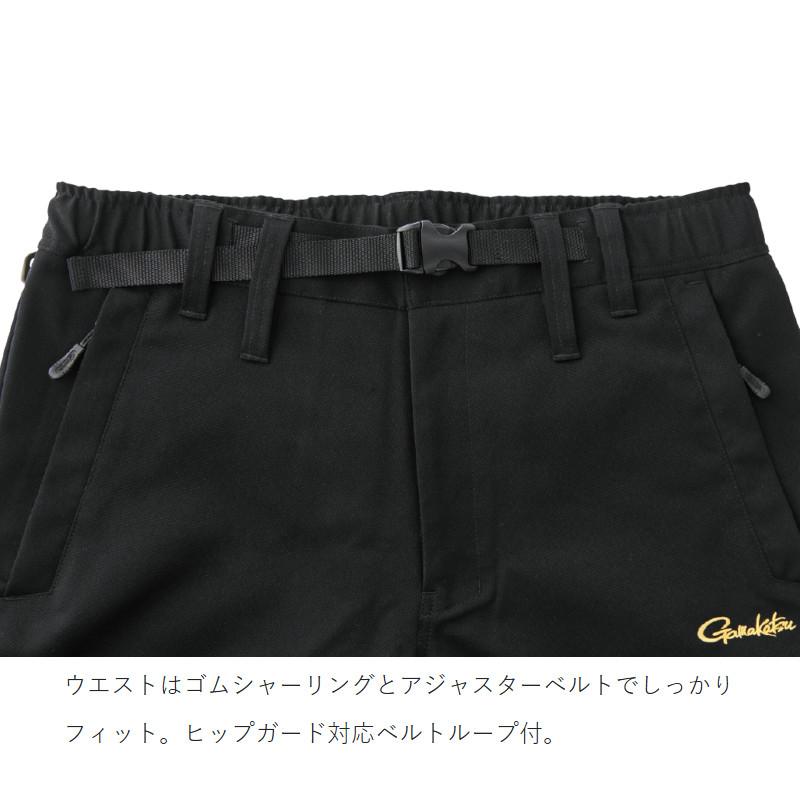 がまかつ ウェア フィッシングショーツ(カーゴタイプ) M ブラック×ブラック GM3771_2