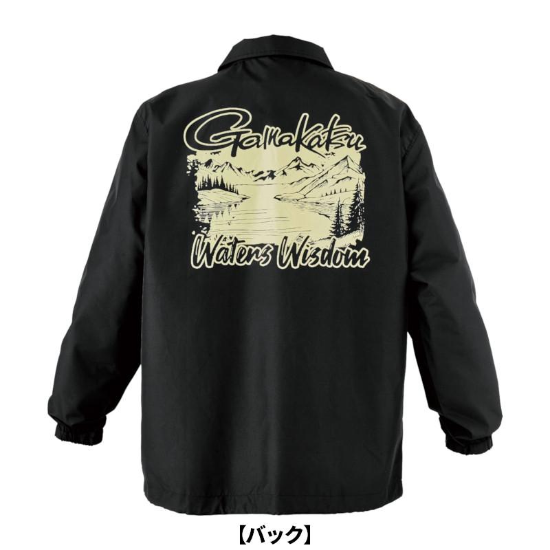 Gamakatsu GM-3793 コーチジャケット LL-3L Gamakatsu（がまかつ） ウェア コーチジャケット LL-3L ブラック