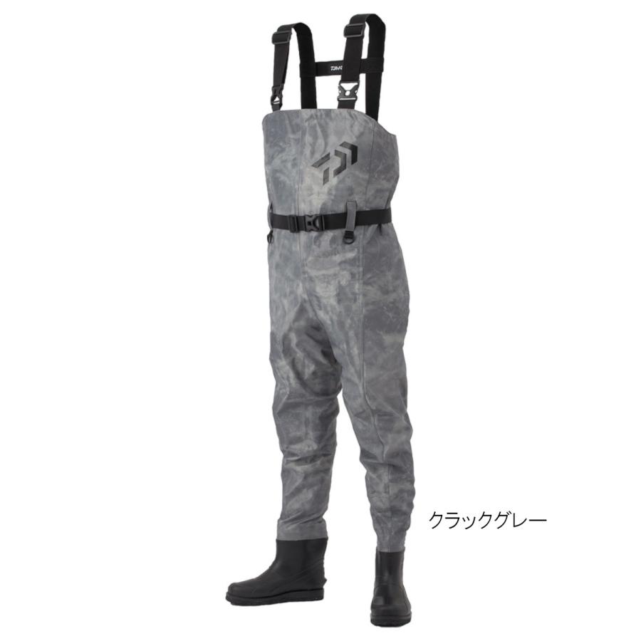 在庫一掃 ダイワ タイトフィットフィッシングウェーダー Fw 4550r T 先丸 フェルトスパイクソール S クラックグレー 代引不可 Artrwanda Rw