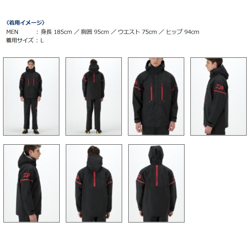ダイワ DR-9008 PVCオーシャンサロペットレインスーツ 3XL ダークネイビー ダイワ 3XL ダークネイビー 表地 ナイロン ポリ塩化ビニル ポリ塩化ビニル防水加工