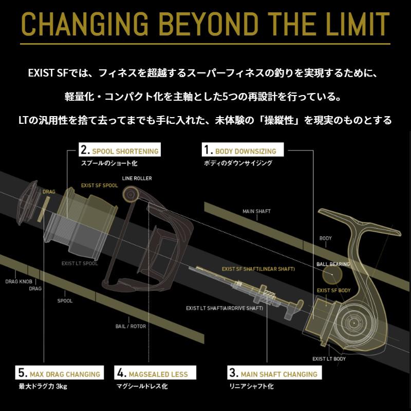 DAIWA（釣り） - ダイワ スピニングリール イグジスト 空想科学小説2000SS-P 23年ひな型 スピニングリール