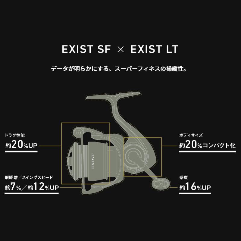 DAIWA（釣り） - ダイワ スピニングリール イグジスト 空想科学小説2000SS-P 23年ひな型 スピニングリール