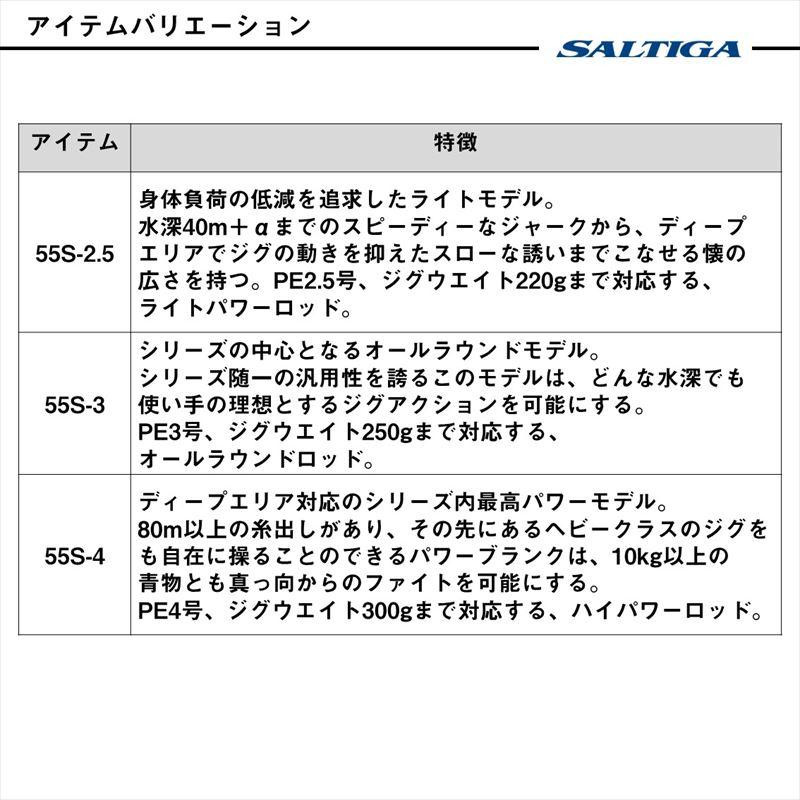 DAIWA（釣り） - ダイワ ジギングロッド 25 ソルティガ J TS (テクニカルステア) 55S-3【大型商いもの】【同梱不可】【他商いもの一斉に申し付ける不可】