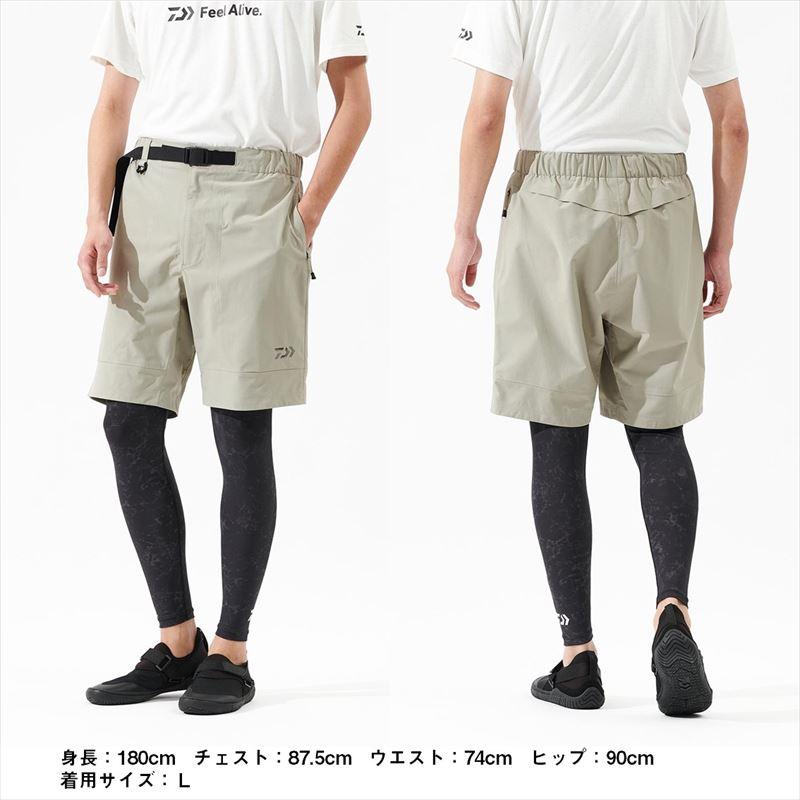 ダイワ ウェア DR-5025P RAINMAX リップストップショートパンツ 2XL ブラック_2