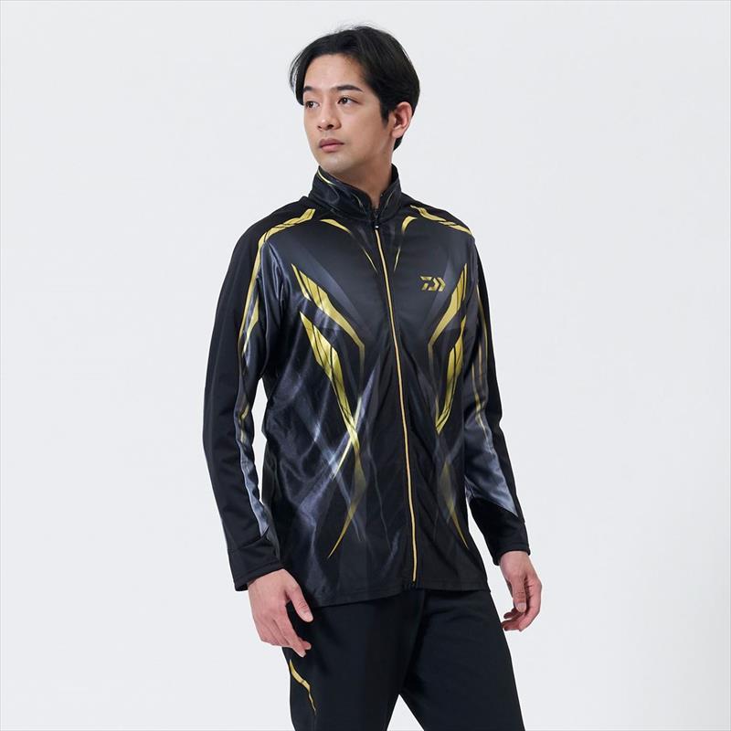 Daiwa トーナメントストレッチジャケットパンツ（上下セット） 黒/金　L Daiwa トーナメントストレッチジャケットパンツ（上下セット） 黒/金 L