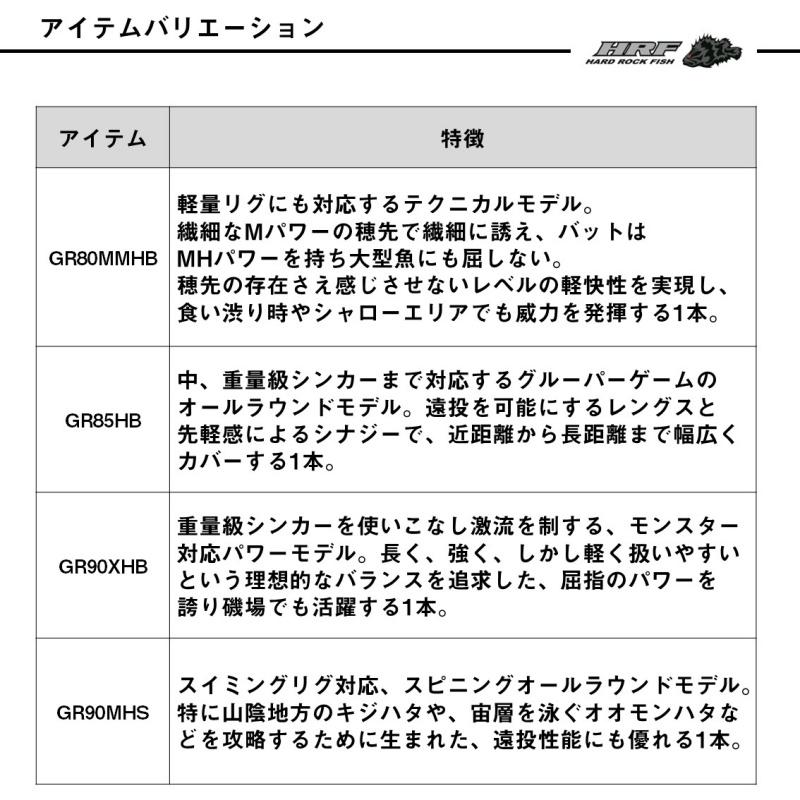 DAIWA（ダイワ） ロックフィッシュロッド HRF 26 HRF SX GR90XHB