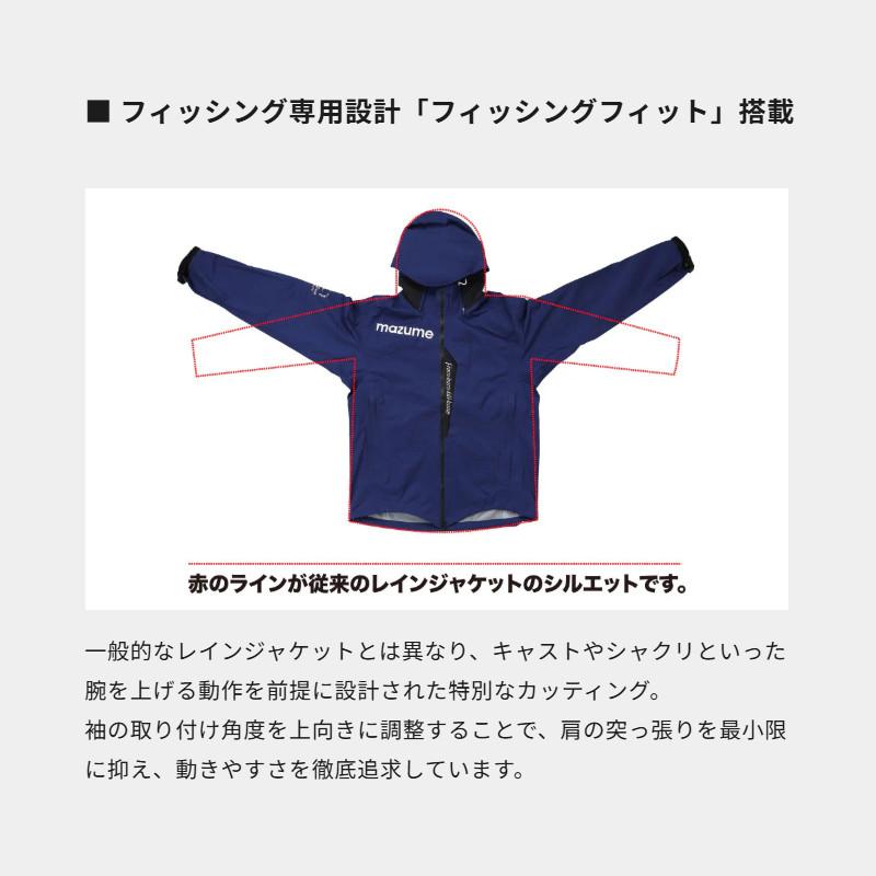 オレンジブルー ウェア マズメ コンタクトレインスーツ 3L チャコール