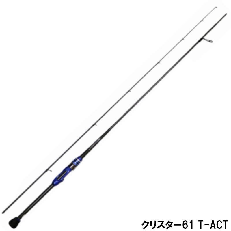 現品限り】 クリアブルー アジングロッド クリスター61 T-ACT