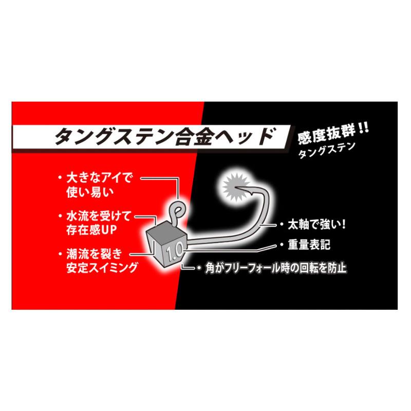 クリアブルー サイコロヘッドTough-TG 1.0g【ゆうパケット】｜mastak｜02