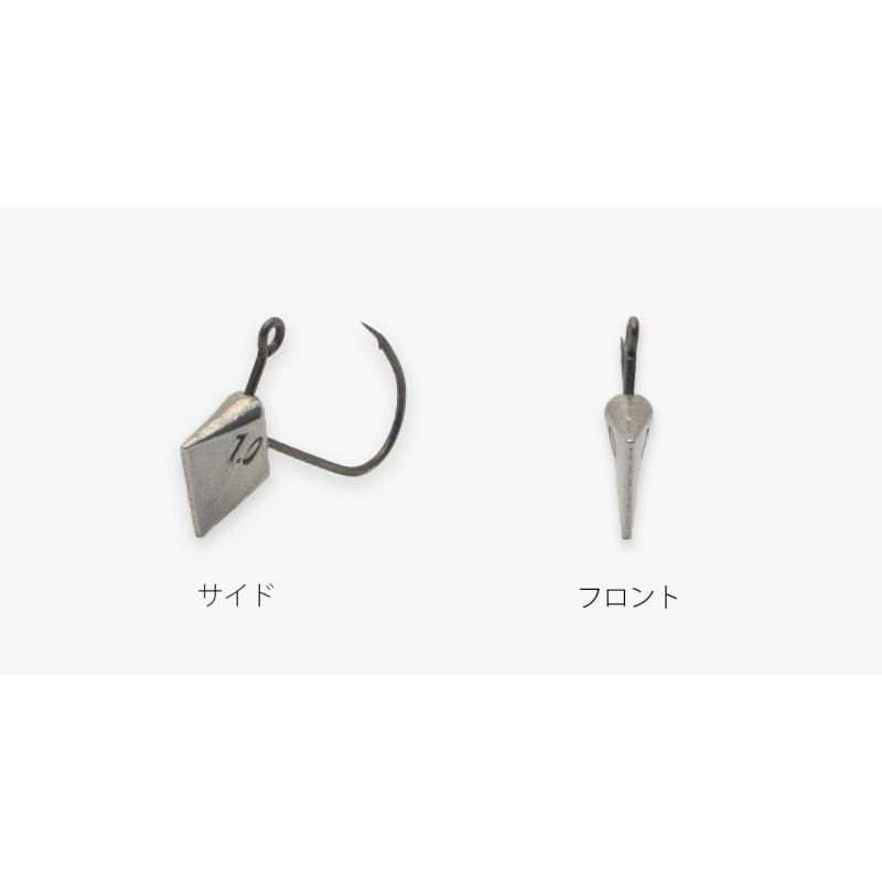 クリアブルー ぺちゃんこヘッドTG EX 2.0g【ゆうパケット】 : 釣具の