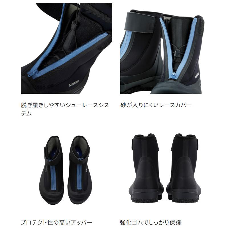 シマノ 鮎GAME ウェットシューズ カットフェルト 中丸 28.0cm ブラック FS-04XX_9