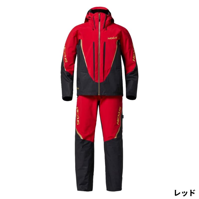 シマノ RA-101X ネクサス ゴアテックス レインスーツ レッド M シマノ（SHIMANO） 【現品限り】 ウェア ネクサス ゴアテックス レイン