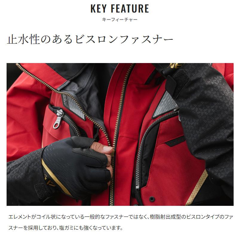 【現品限り】 シマノ ウェア ネクサス ゴアテックス レインスーツ XL レッド RA-101X_5