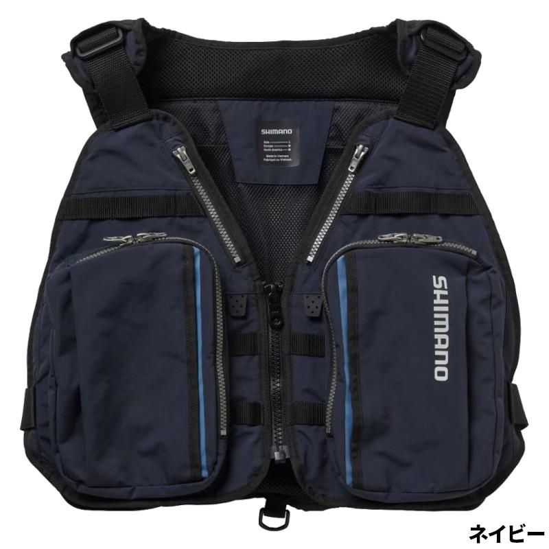 シマノ（SHIMANO） 【現品限り】 ウェア 鮎GAME ベスト XL ネイビー VE