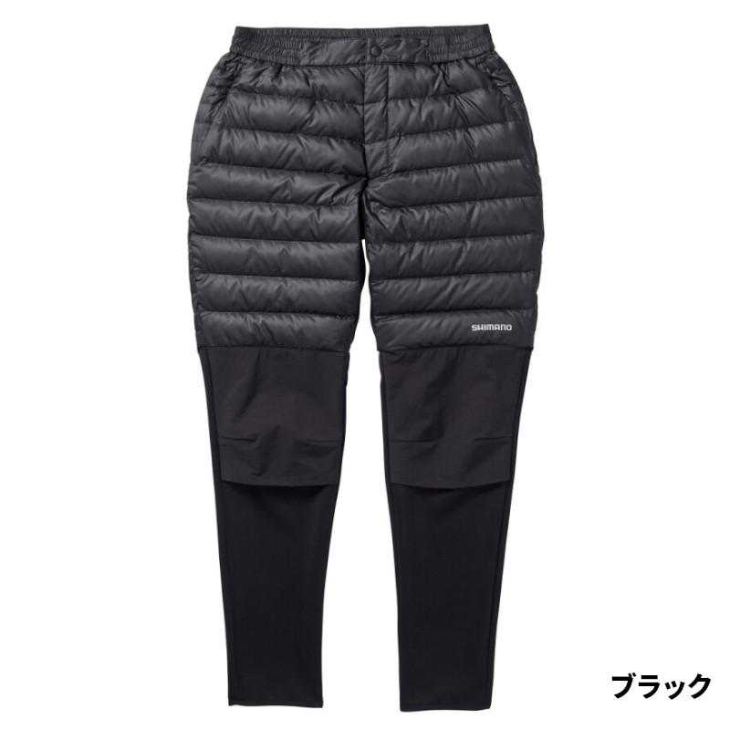シマノ（SHIMANO） 防寒ウェア ハイブリッド ダウンパンツ XL ブラック