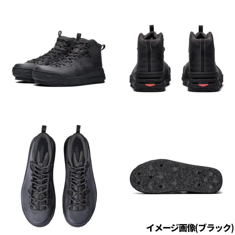 シマノ フットウェア ジオロックゲームシューズ カットラバーピンフェルト 28.0cm ブラック FS-273Y_1
