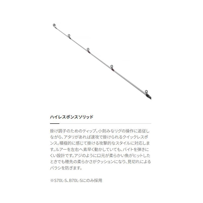 【現品限り】 シマノ ワインドロッド ダイナダート XR B70L-S 23年モデル【同梱不可】_2