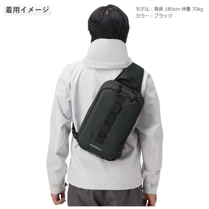 シマノ（SHIMANO） スリング ショルダーバッグ M ブラック [BS-025T