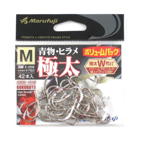 まるふじ 青物・ヒラメ 極太 Z−059 M 白【ゆうパケット】 : 釣具