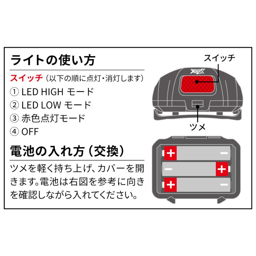 XOOX LED ネックライト JL-1132 : 釣具のマスタック - 通販 - Yahoo