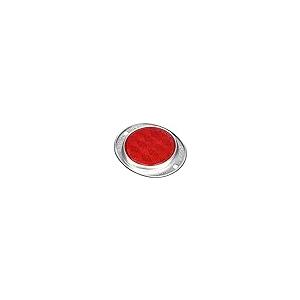 【並行輸入品】 Grote 40232 5 レッド アルミニウム 2穴取り付けリフレクター Grote 40232 5 Red Aluminumの画像