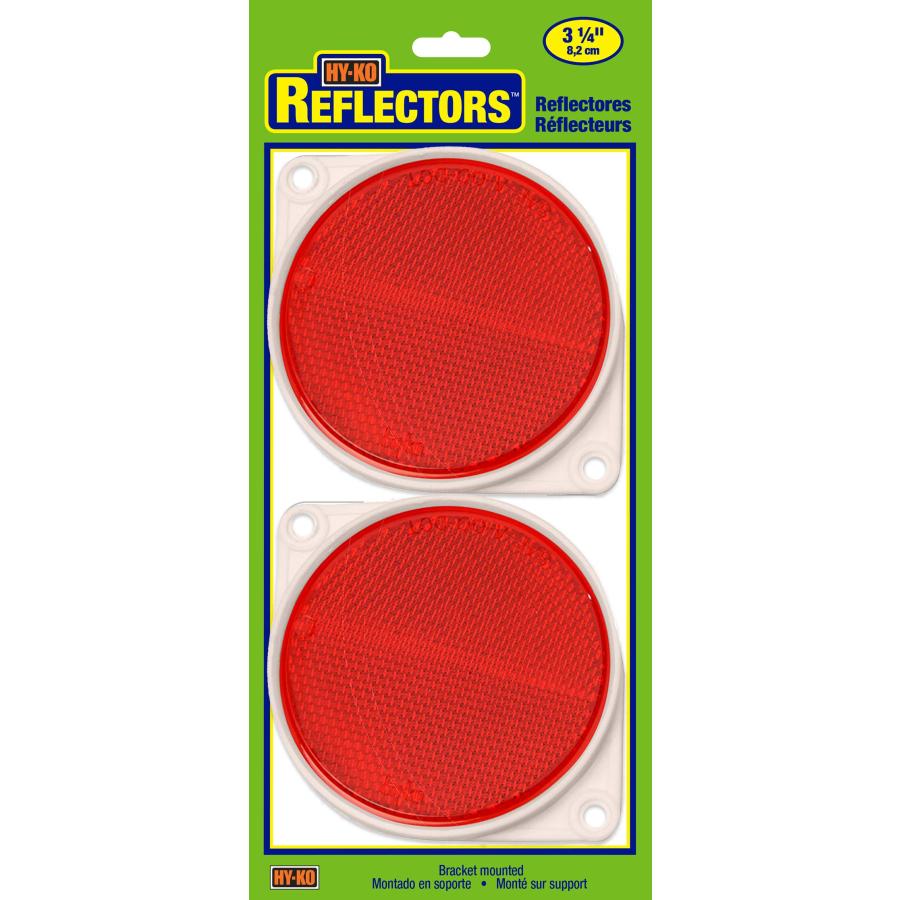 【並行輸入品】 Hyko Prod.CDRF 3RBracketed Nail On Reflector NAIL ON RED REFLECTOの画像