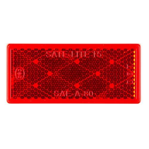 【並行輸入品】 GROTE 40302レッドstick on長方形Reflectors Grote Lighting Reflector   40の画像