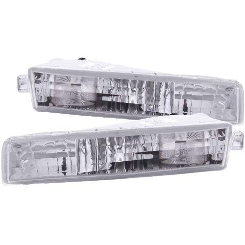 【並行輸入品】 ANZO USA 511012 ホンダ プレリュード クローム ユーロ アンバーリフレクター付き バンパーライトアセンブリ (_1
